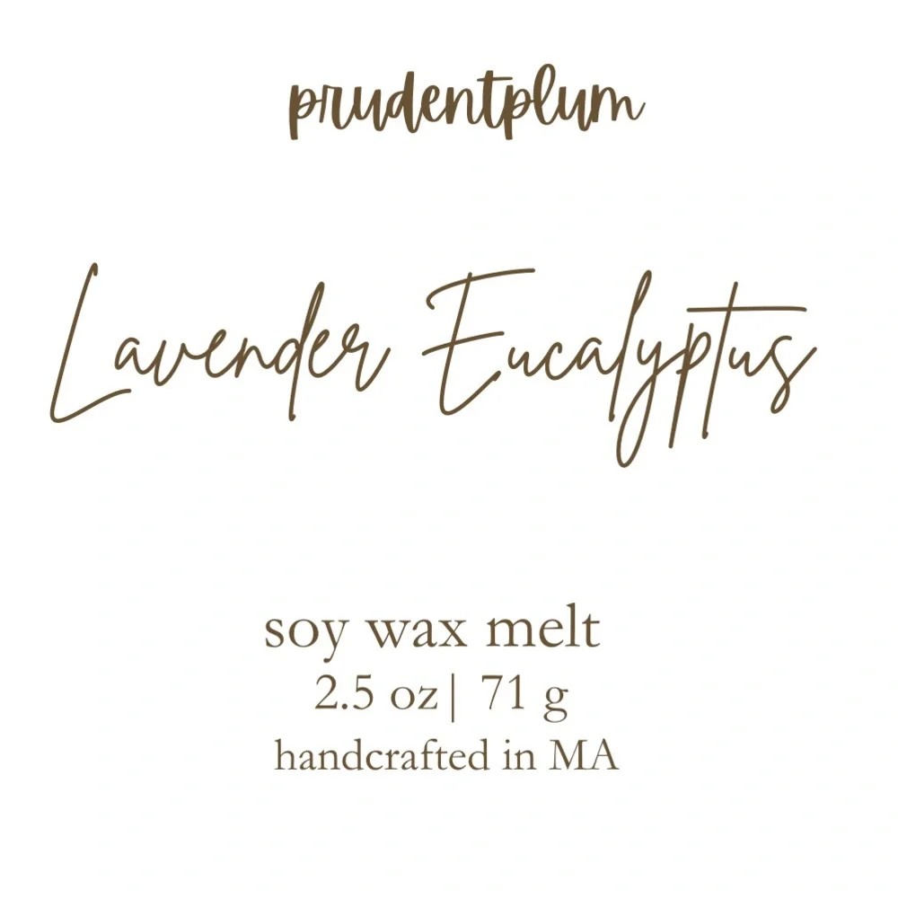 Lavender Eucalyptus Soy Wax Melt  2.5 oz | Melts For Wax Warmer Clamshell